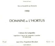 Languedoc-Dom de l'Hortus 1990